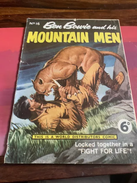 MOUNTAIN MEN COMIC BOOK 1950’s VG+