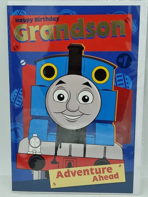PERSONALISED BIRTHDAY CARD Thomas The Tank Engine Children Boys Son - View #4
