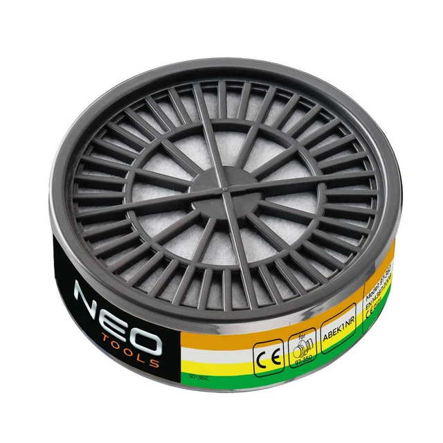 Filtro di Ricambio ABEK1 Gas Filtro-Polvere Maschera Protezione Respiratoria