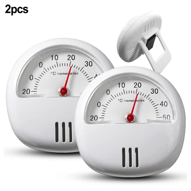 Thermometer Fridge Temperature White Dial Durable Magnetic Room Sensors