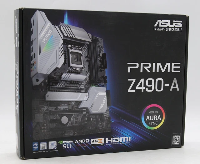 ASUS PRIME Z490-P Scheda Madre ATX LGA 1200 Per Intel 10a Gen (Usata Come Nuova)