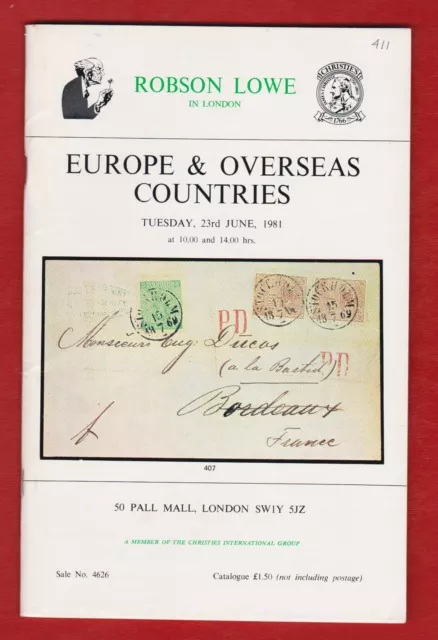 Auction Catalogue – Europe & Overseas Countries With Portugal, Sweden, Thailand