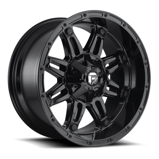20X9 GLOSS BLACK FUEL HOSTAGE 19902023 CHEVY GMC 1500 Trucks 6X5.5