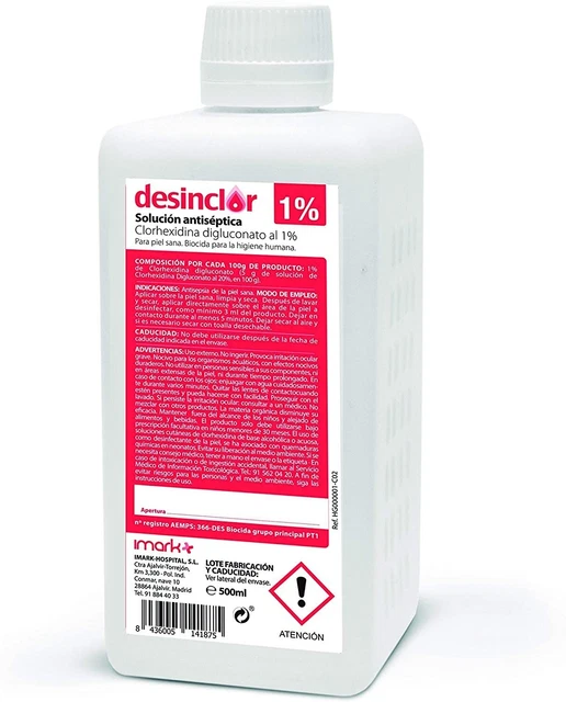 DESINCLOR CLORHEXIDINA SIN JABÓN 500ml
