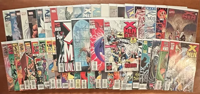 Marvel Comics: X-Men Unlimited Vol. 1 (1993) #1-50 Complete Set