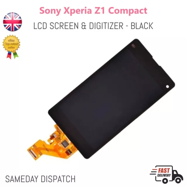 For Sony Xperia Z1 Compact Mini Touch Screen Digitizer LCD Display Black UK