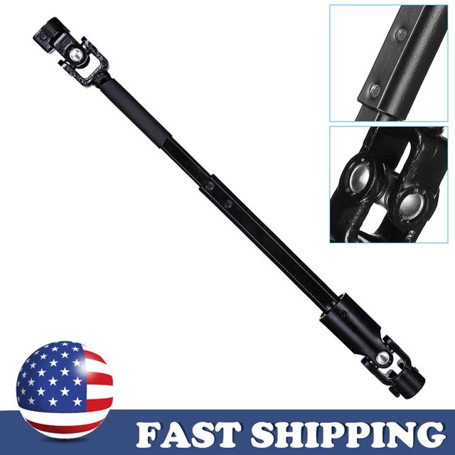BLACK STEERING SHAFT for Jeep Cherokee XJ 19841994 with Power Steering