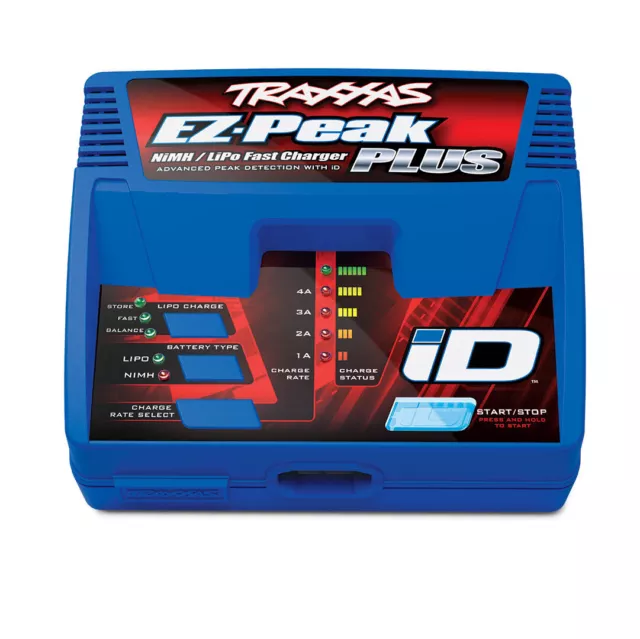 Traxxas Ez-Peak Plus 4-Amp Nimh/Lipo 3S Fast Charger W/Id Plug, 2970Ax, Hc_Oz