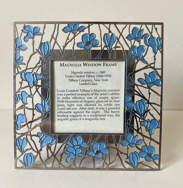 DAVID HOWELL DESIGN Photo Frame Adapted TIFFANY Magnolia window floral DAVID HOWELL DESIGN Photo Frame Adapted TIFFANY Magnolia window floral