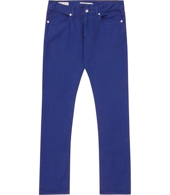 w30 l34 Blu Nuovo REPLAY Jeans Uomo Pantaloni Stretch ANBASS SLIM FIT TG 