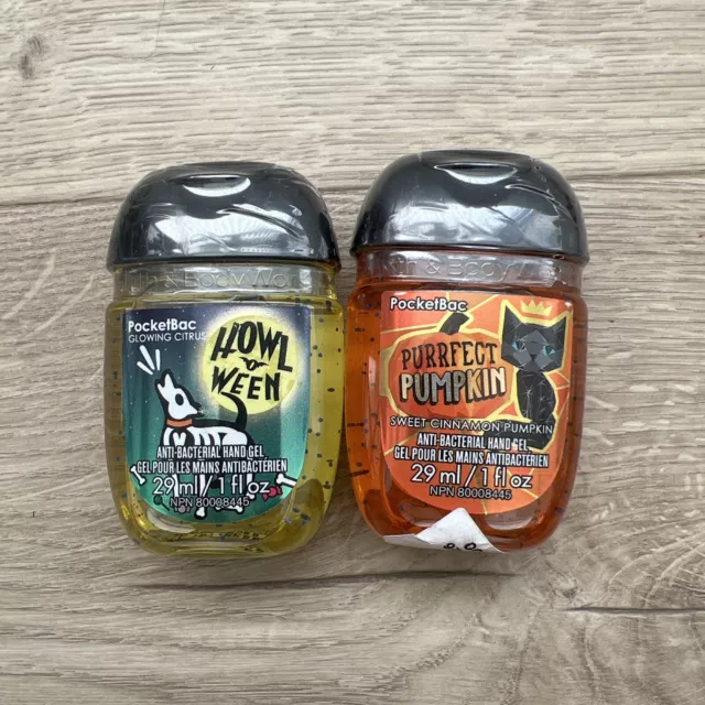 Bath & Body Works  29ml Travel size PocketBac Hand Sanitiser X2 Halloween