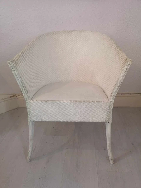 Upcycled lloyd shop loom chair