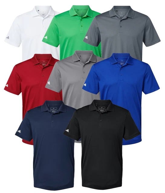 adidas mens golf shirts