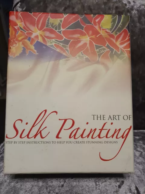 Juego de Pintura de Arte de la Seda Instrucciones Paso a Paso para Crear Diseños Impresionantes