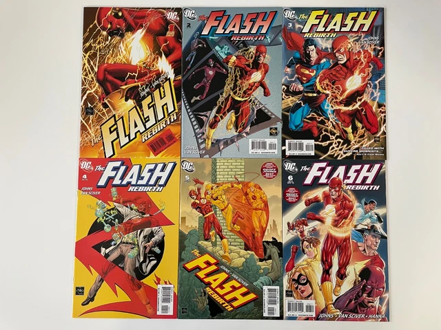 The Flash Rebirth Vol. 1 Numbers 1 to 6 (Full Set) 1st Impulse, Geoff Johns 2009