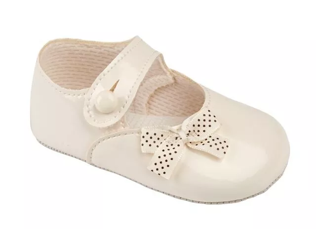 Chaussures ballerines bébé fille mariage baptême cérémonie NEUF 6-12mois poupées
