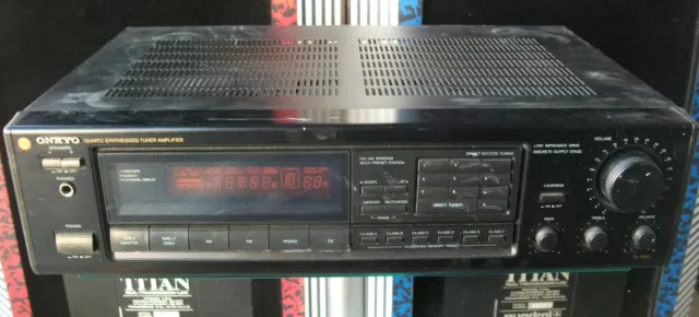 Amplificateur tuner synthétisé Onkyo Quartz TX-7800 récepteur stéréo Hifi défectueux