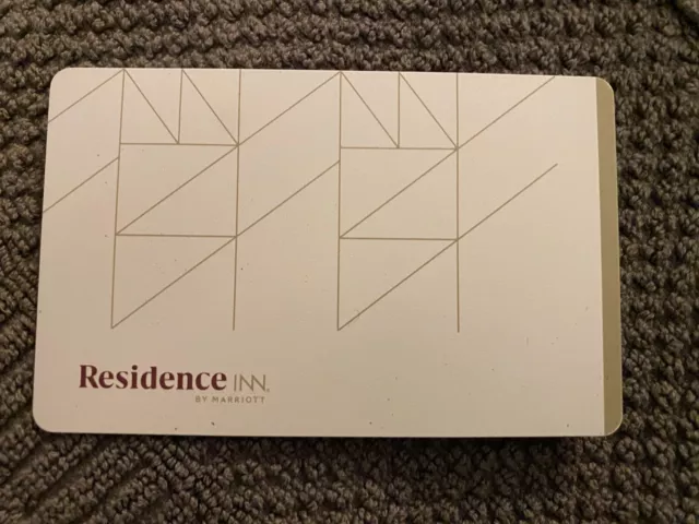 Marriott Residence Inn Brand Standard Key Cards w/sleeves 200ct