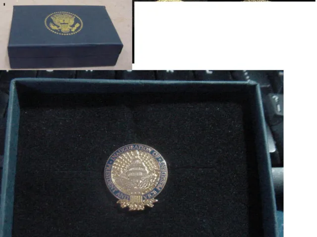 Presidential george w bush / cheney inauguration lapel pin  2005             New