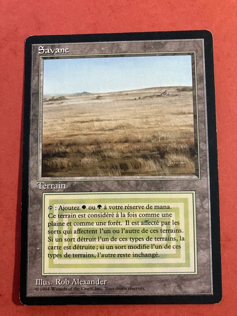 MTG / SAVANE ( French Savannah) / FBB Bord Noir / LP 3/3 EUR 515