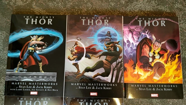 Marvel Masterworks Mighty Thor 1-5 Complete Lot TPB Near Mint