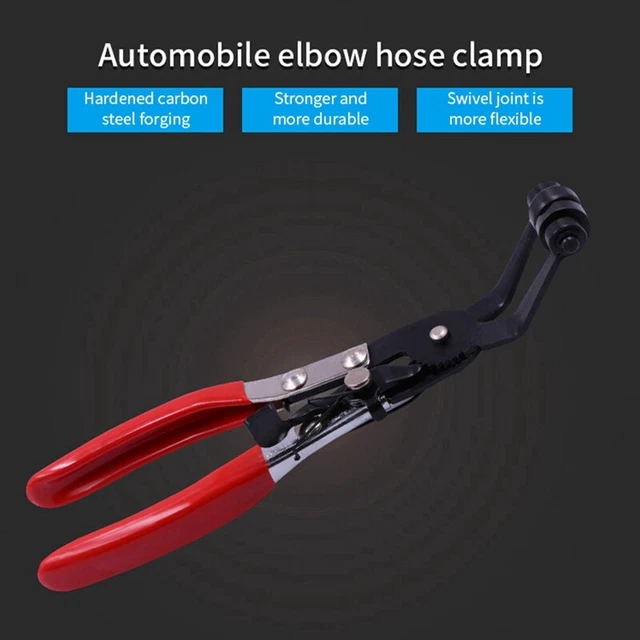 Pince De Serrage De Tuyau 45° – Design Compact – Idéale Pour Espaces Restreints En Auto