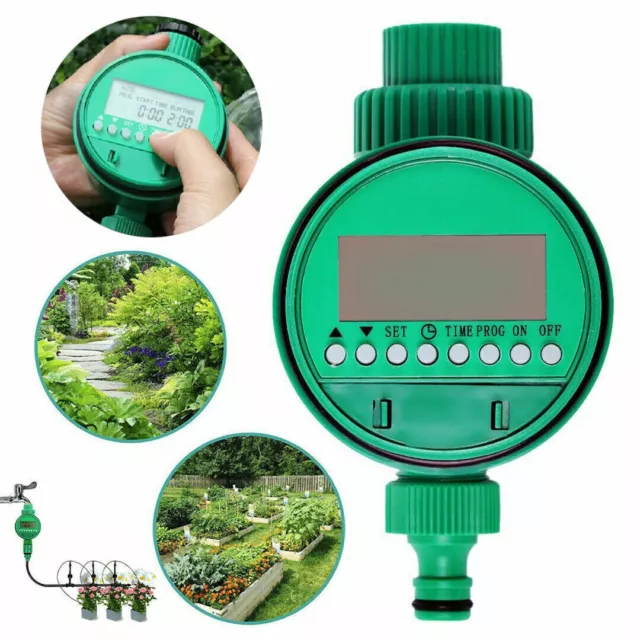 Bewässerungsuhr Digital LCD Automatische Wasser Zeitschaltuhr Timer für Garten B