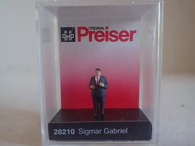 Preiser Politiker Sigmar Gabriel 28210 H0 1:87 OVP Einzelfigur