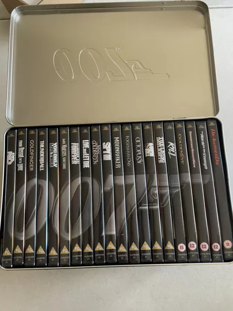 The James Bond Complete Collection (Box Set) (DVD, 2006) + Legacy hardback Book