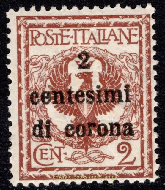 EBS Italy 1919 - Occupation of Trentino & Trieste  - Unificato TE 2 - MNH** - $8