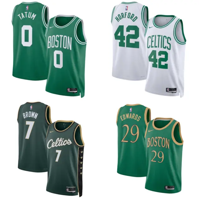 Boston Celtics NBA Trikot Herren Nike Basketball Shirt Top - Neu