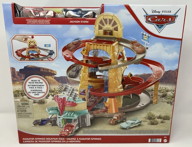 Disney Cars Radiator Springs Racing Raceway DISNEY PIXAR CARS Radiator Springs Mountain Race Track Playset *NEW* £ ...