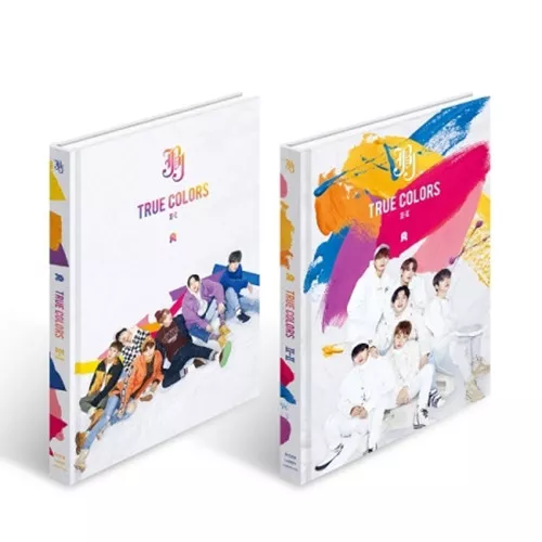 JBJ [COULEURS VRAIES] 2ème mini album CD + AFFICHE + livre photo + impression à la main + autocollant + carte