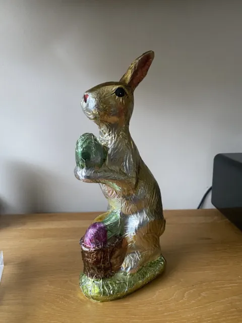 TK Maxx Homesense Large Easter Spring Rabbit Retro Foil Decorative Ornament ,New