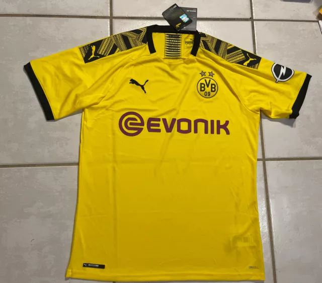 NWT PUMA Borussia Dortmund BVB 2019/2020 Home Jersey 755737-01 Men’s Large