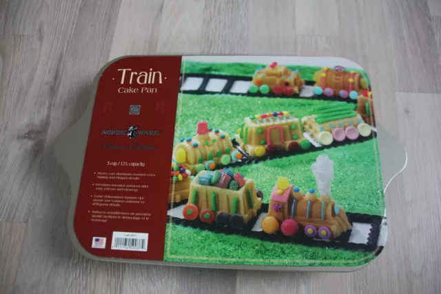 Nordic Ware 59048 Backform Eisenbahn, Kuchen, Kinder Geburtstag