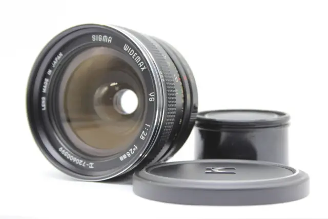Sigma sigma Widemax YS 28mm F2.8 YS-Auto Lens with front and rear caps