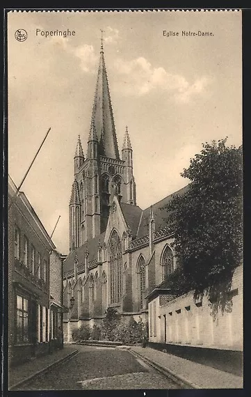 CPA Poperinghe, Eglise Notre-Dame