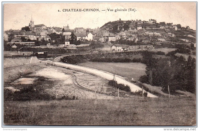 58 CHATEAU CHINON - vue generale Est