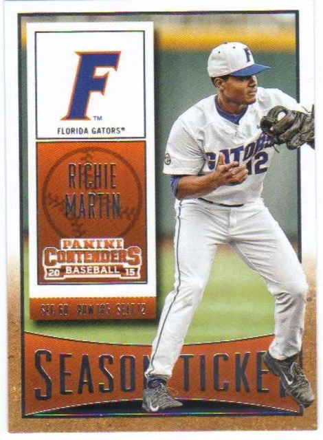 2015 Panini Contenders Baseball Season Ticket #9 Richie Martin