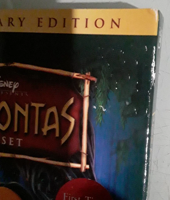 walt disney POCAHONTAS  10th anniversary 2 disc set DVD NEW slipcover scuffing 2