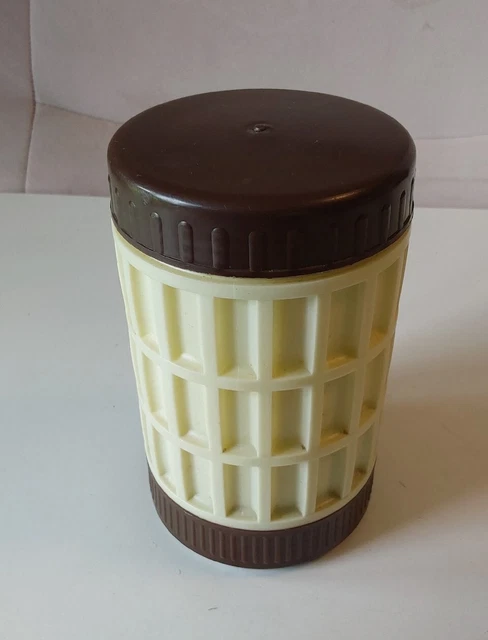 ALTE OSTALGIE DDR Eisbombe Thermosbeh lter Vintage Plastik Klein EUR 