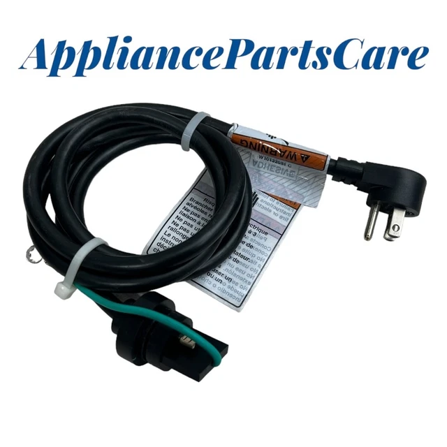 Whirlpool WPW10547372 OEM Power Cord – Genuine Appliance Replacement Part