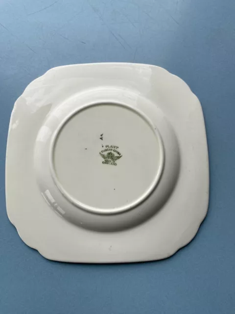 Tuscan China Side Plate Sandwich Plate Plant Design 2