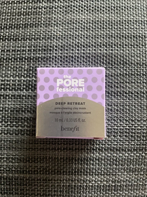 Benefit the Porefessional Deep Retreat Clay Mask .33 Oz 10ml. Travel/Sample NIB