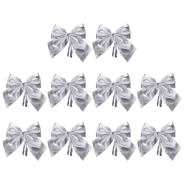 24 Pcs christmas wreath bows Arcs De Sapin De Noël Décoration Suspendue De Sapin