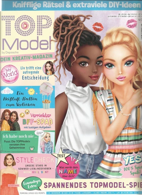 Top Model Kreatv Magazin. No. 6 - June 2022. Plus Exciting Topmodel-Spiel