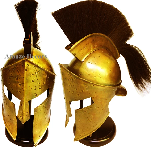 300 Casque Spartan Portable Médiéval Léonidas Antique Grec Chevalier Corinthien 300 Casque Spartan Portable Médiéval Léonidas Antique Grec Chevalier Corinthien