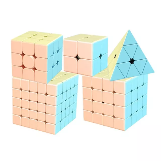 New Color Meilong Jinzita Puzzle Pyramid Cube Marcaron Serie