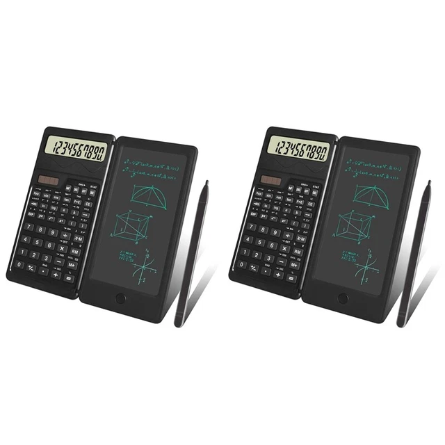 2X Calculatrices Scientifiques, Calculatrice de Bureau à écran LCD à 12 Chi5454